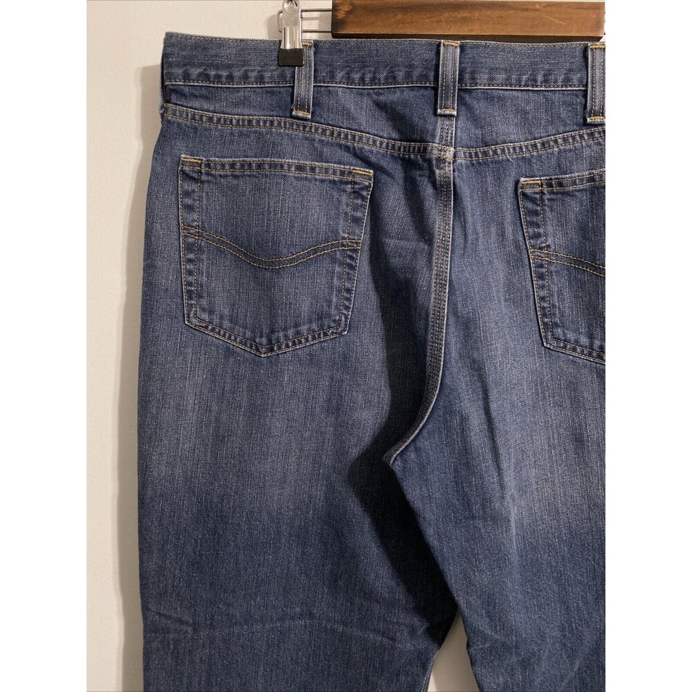 Carhartt Jeans Men's 38x32 Blue Relaxed Fit Straight Leg Mid Rise Zip Fly B18 - Picture 8 of 13